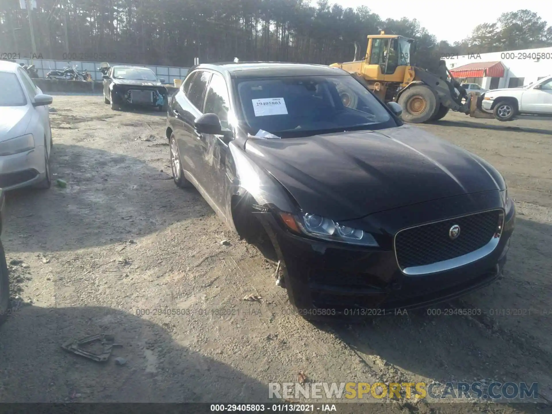 1 Photograph of a damaged car SADCK2GX9LA640605 JAGUAR F-PACE 2020