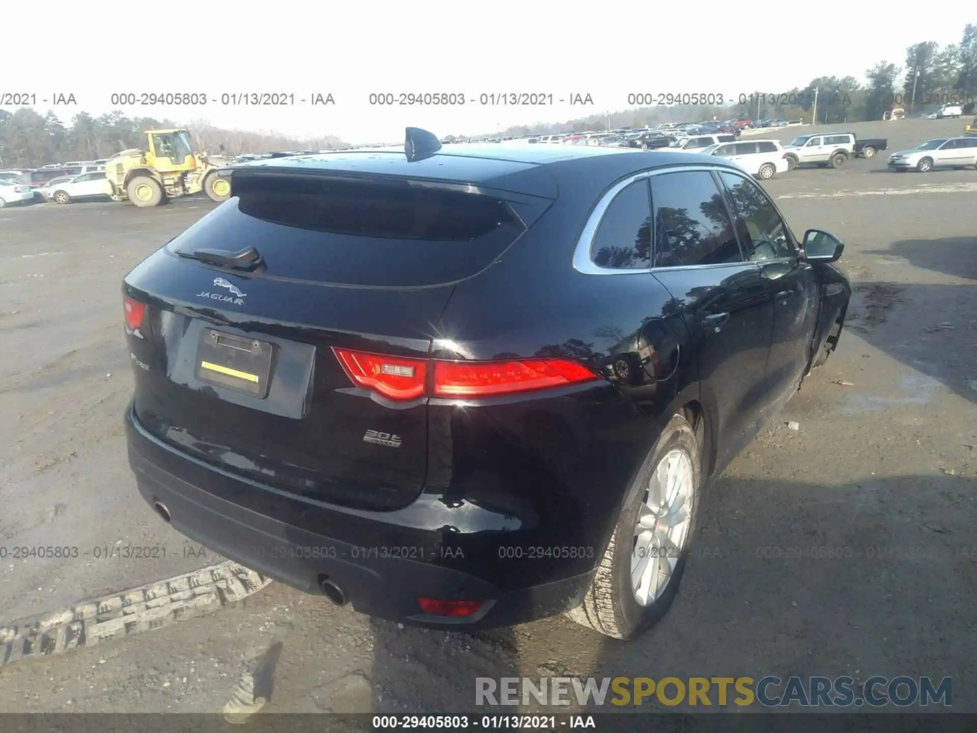 4 Фотография поврежденного автомобиля SADCK2GX9LA640605 JAGUAR F-PACE 2020