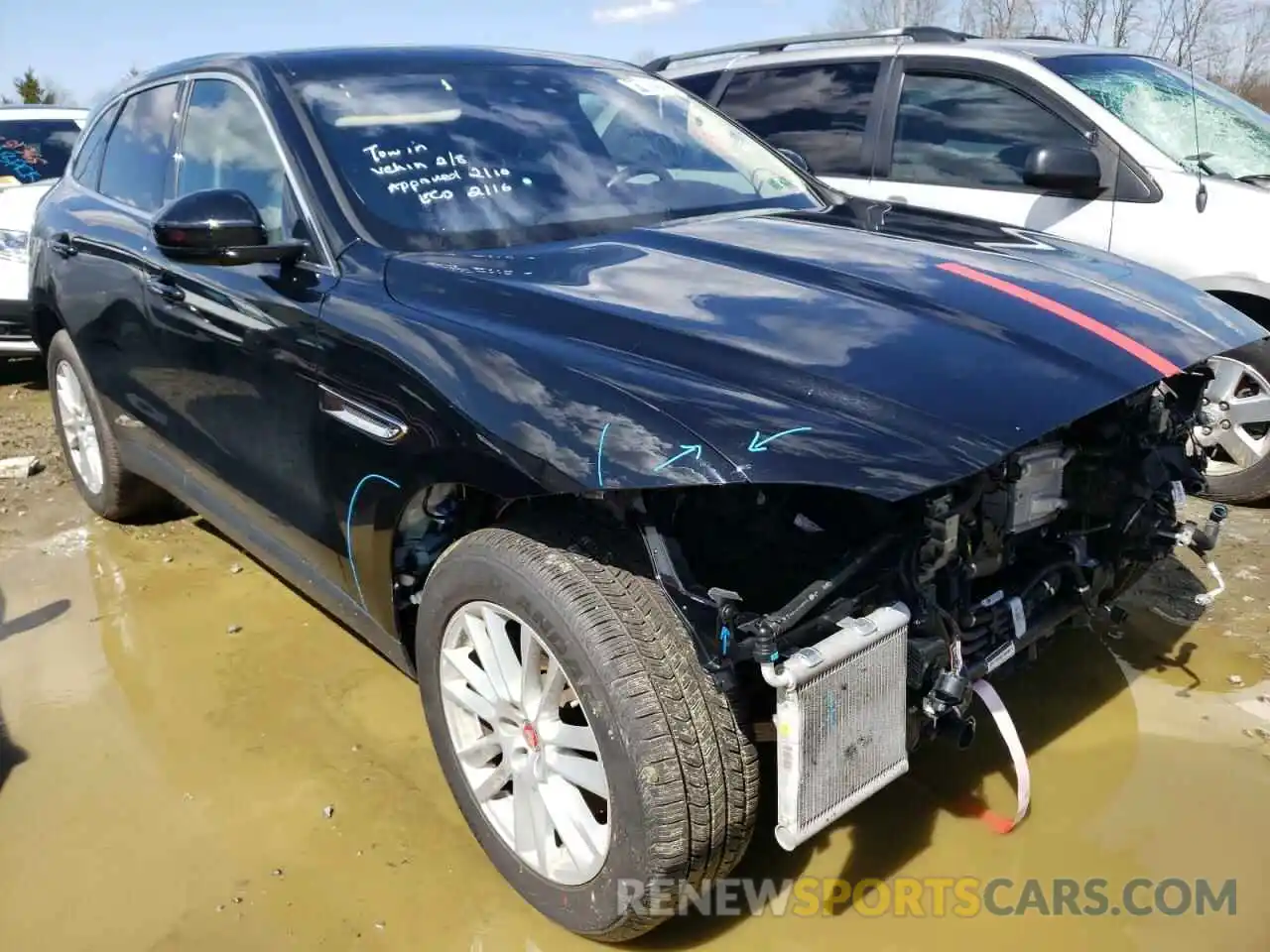 1 Photograph of a damaged car SADCK2GXXLA632609 JAGUAR F-PACE 2020