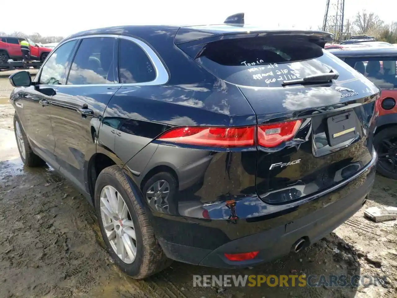 3 Фотография поврежденного автомобиля SADCK2GXXLA632609 JAGUAR F-PACE 2020