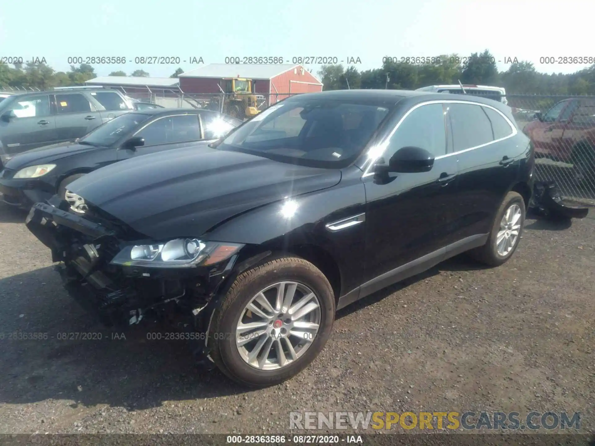 2 Фотография поврежденного автомобиля SADCK2GXXLA640158 JAGUAR F-PACE 2020