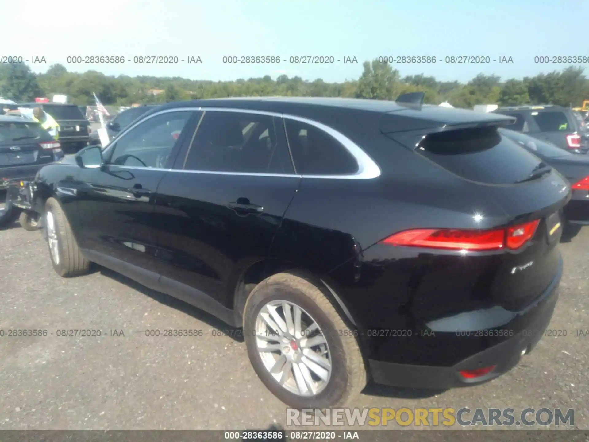 3 Фотография поврежденного автомобиля SADCK2GXXLA640158 JAGUAR F-PACE 2020