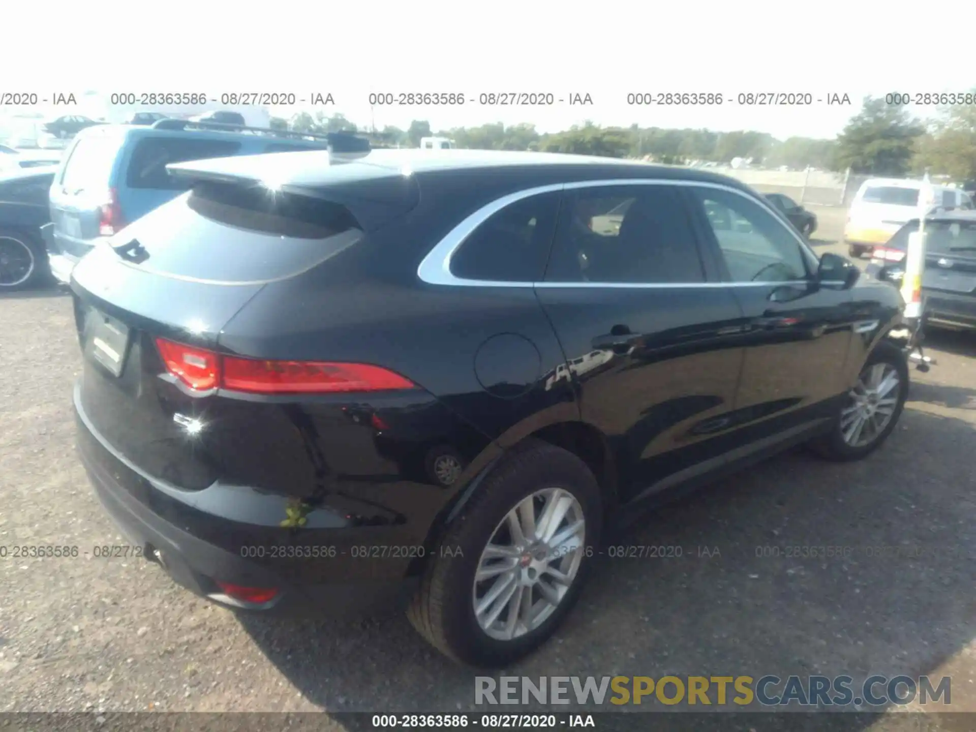 4 Фотография поврежденного автомобиля SADCK2GXXLA640158 JAGUAR F-PACE 2020