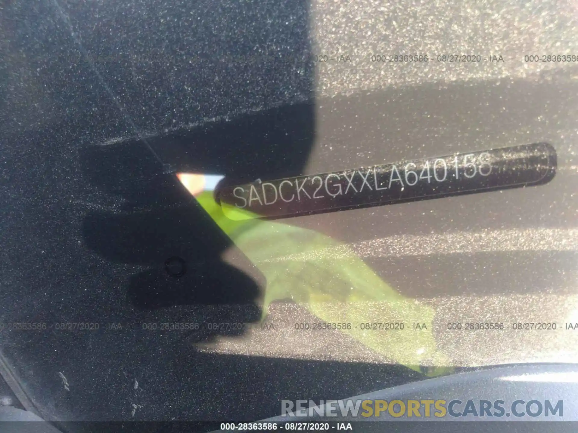 9 Photograph of a damaged car SADCK2GXXLA640158 JAGUAR F-PACE 2020