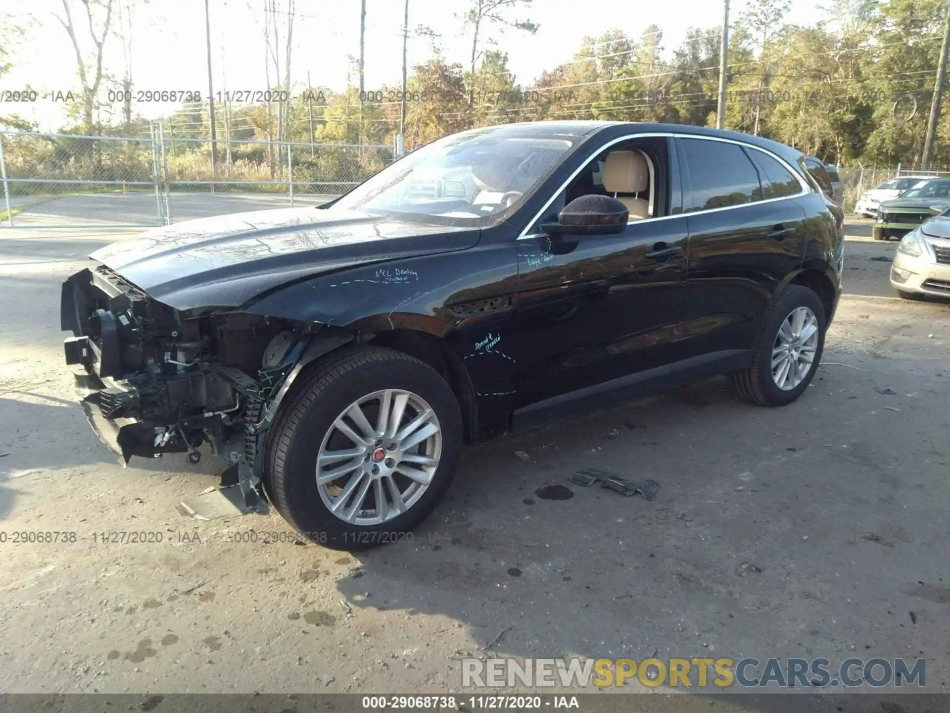 2 Photograph of a damaged car SADCK2GXXLA640273 JAGUAR F-PACE 2020