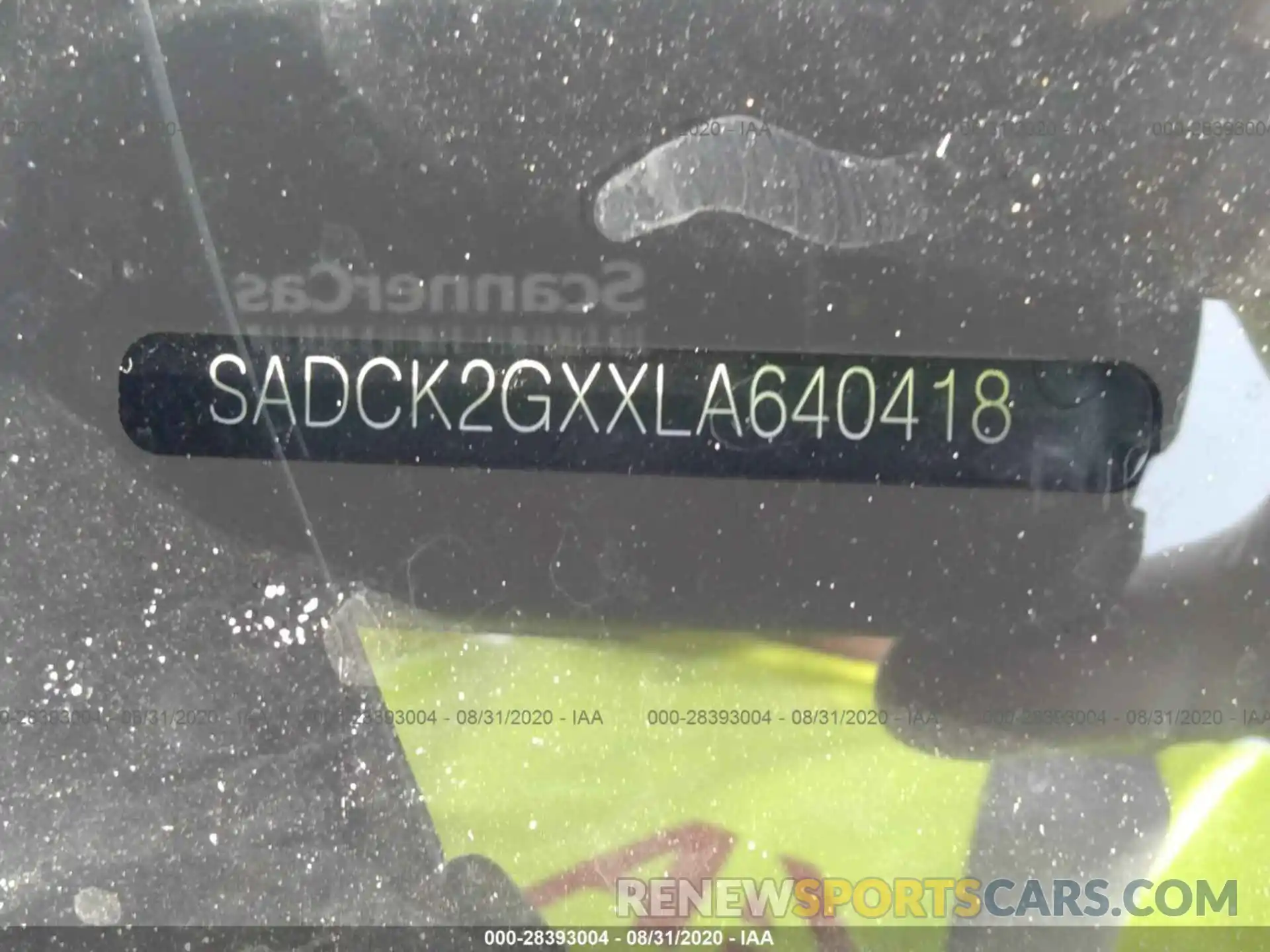 9 Photograph of a damaged car SADCK2GXXLA640418 JAGUAR F-PACE 2020