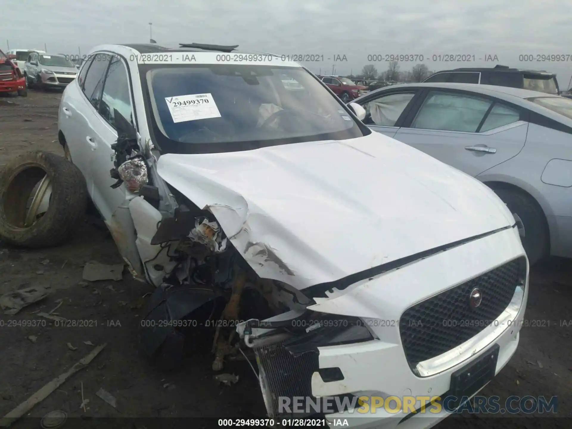 1 Photograph of a damaged car SADCK2GXXLA641021 JAGUAR F-PACE 2020