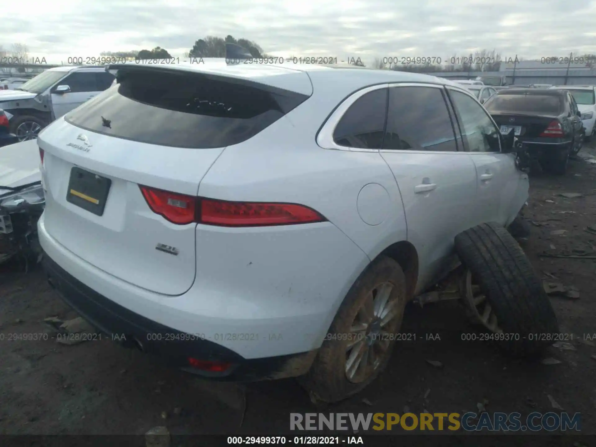 4 Фотография поврежденного автомобиля SADCK2GXXLA641021 JAGUAR F-PACE 2020