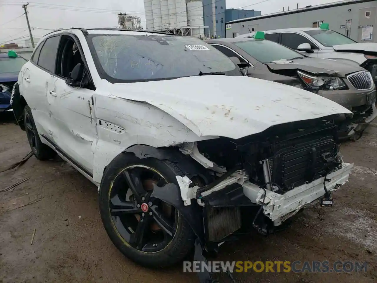 1 Photograph of a damaged car SADCL2FX6LA619211 JAGUAR F-PACE 2020