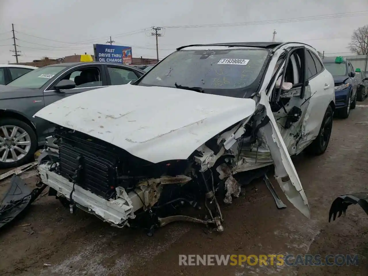 2 Photograph of a damaged car SADCL2FX6LA619211 JAGUAR F-PACE 2020