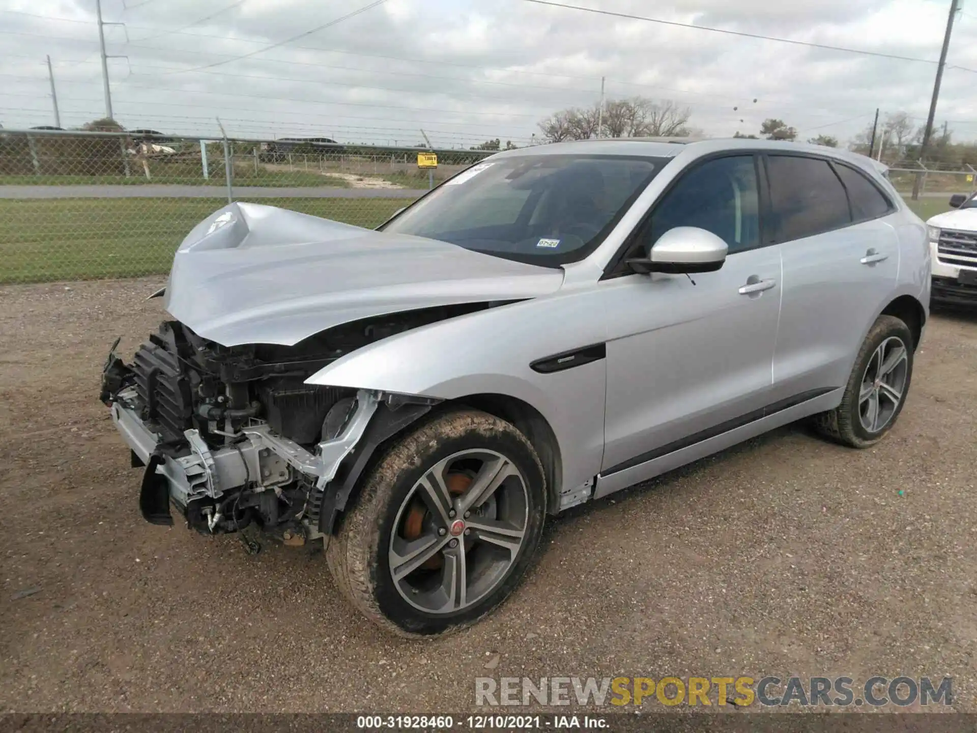 2 Фотография поврежденного автомобиля SADCL2FX7LA632548 JAGUAR F-PACE 2020