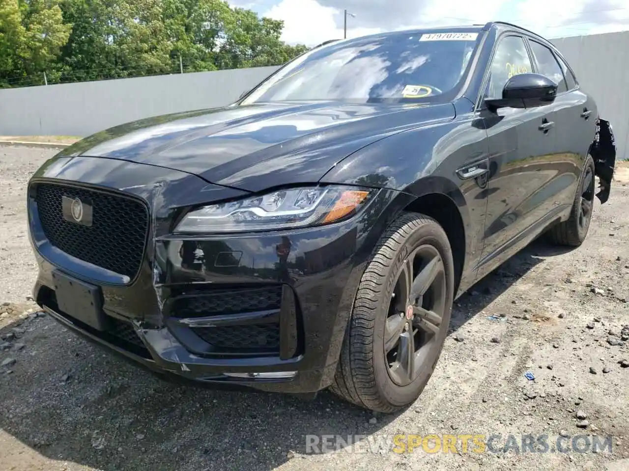 2 Фотография поврежденного автомобиля SADCL2FX8LA644322 JAGUAR F-PACE 2020