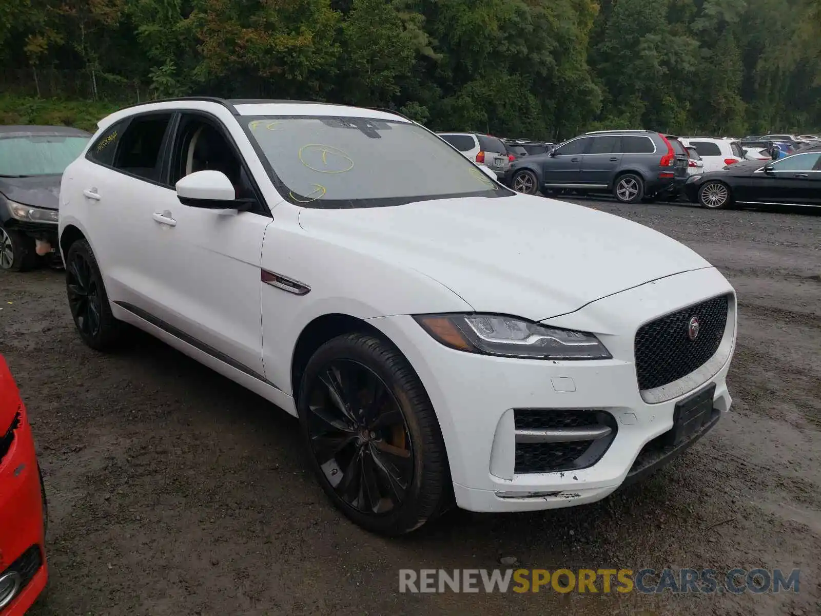 1 Photograph of a damaged car SADCL2FXXLA621480 JAGUAR F-PACE 2020