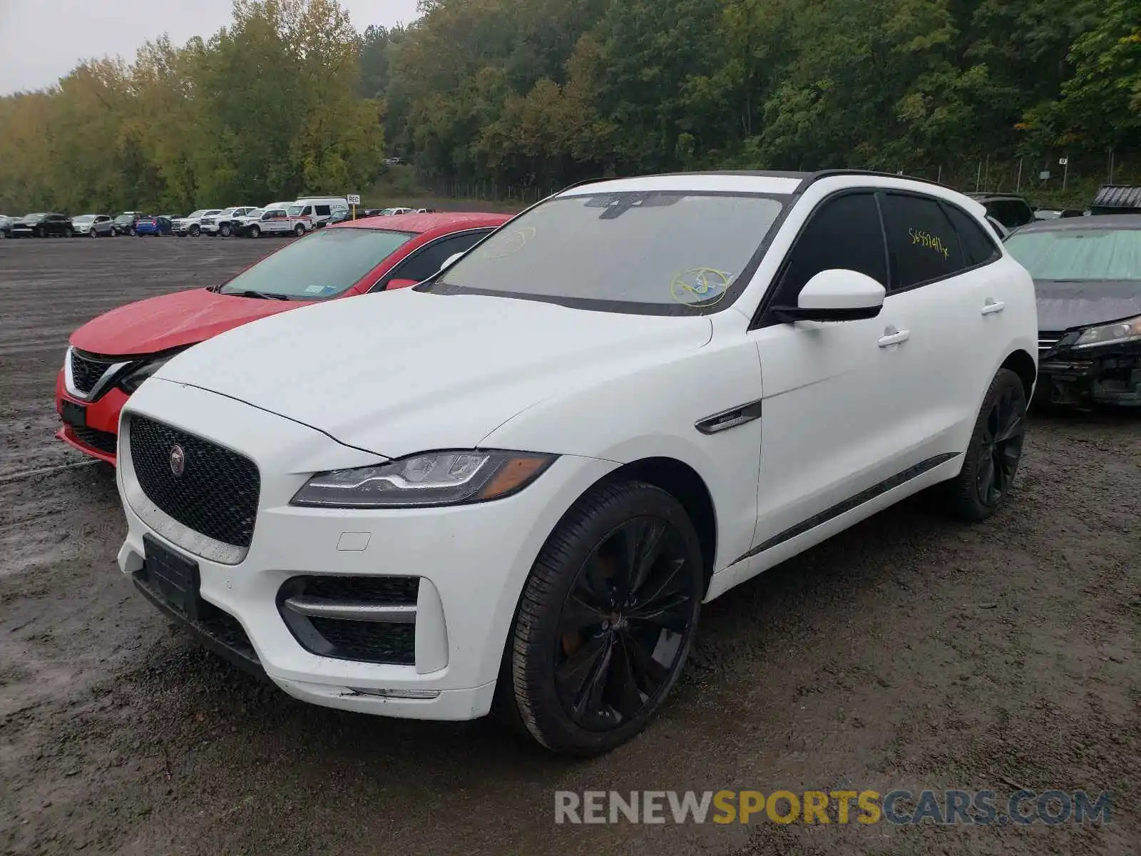 2 Фотография поврежденного автомобиля SADCL2FXXLA621480 JAGUAR F-PACE 2020