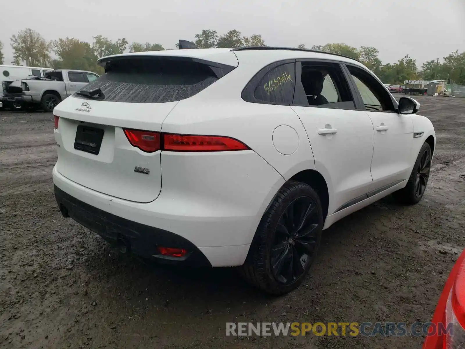 4 Фотография поврежденного автомобиля SADCL2FXXLA621480 JAGUAR F-PACE 2020