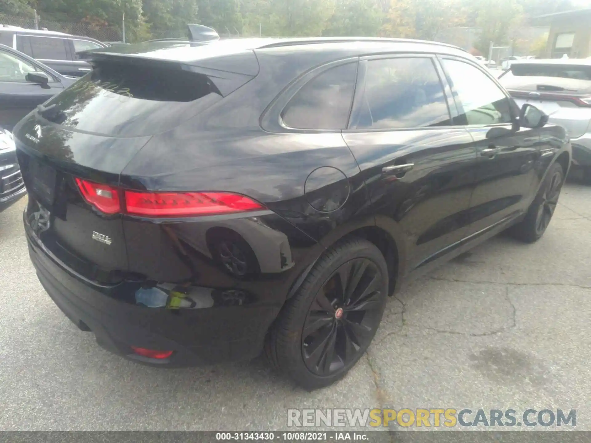 4 Фотография поврежденного автомобиля SADCL2GX1LA631622 JAGUAR F-PACE 2020