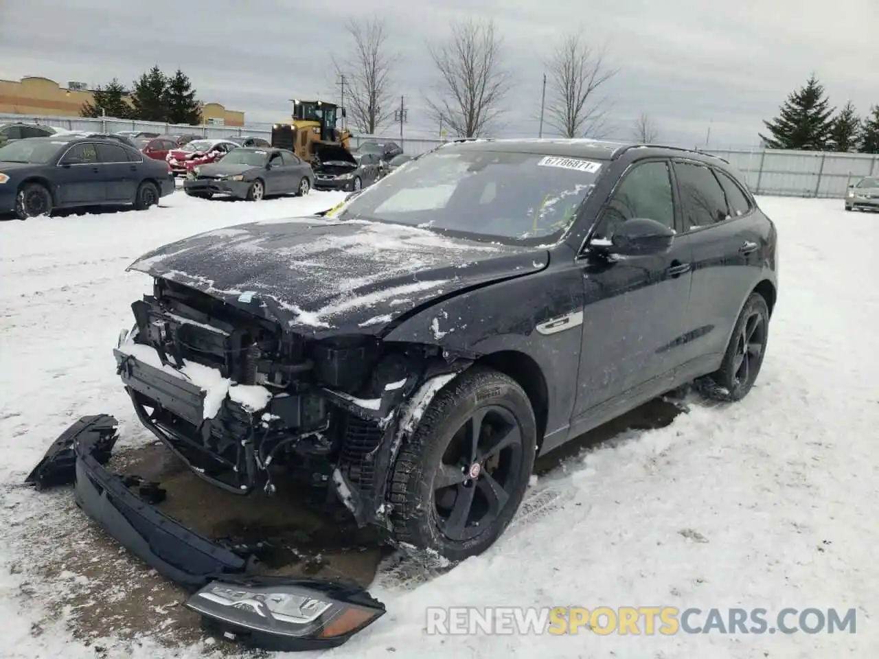 2 Photograph of a damaged car SADCL2GXXLA626466 JAGUAR F-PACE 2020