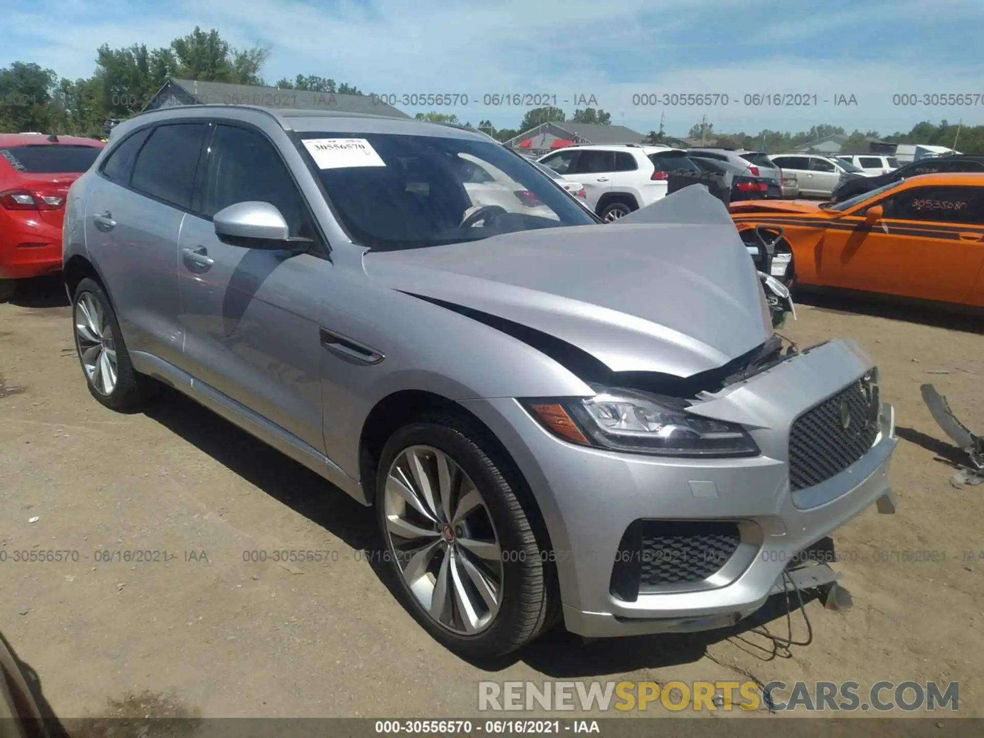 1 Photograph of a damaged car SADCM2FV1LA634954 JAGUAR F-PACE 2020