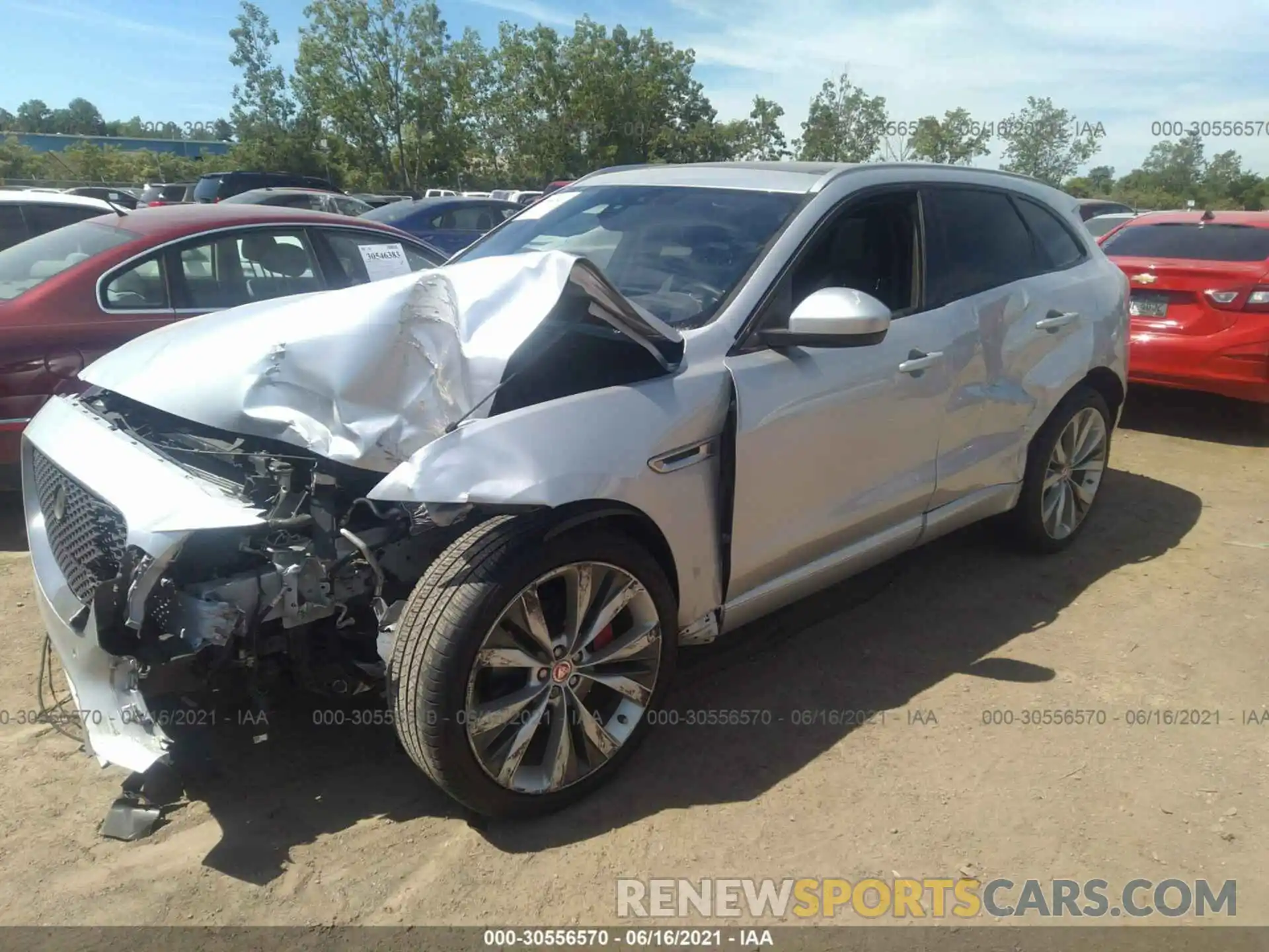 2 Photograph of a damaged car SADCM2FV1LA634954 JAGUAR F-PACE 2020