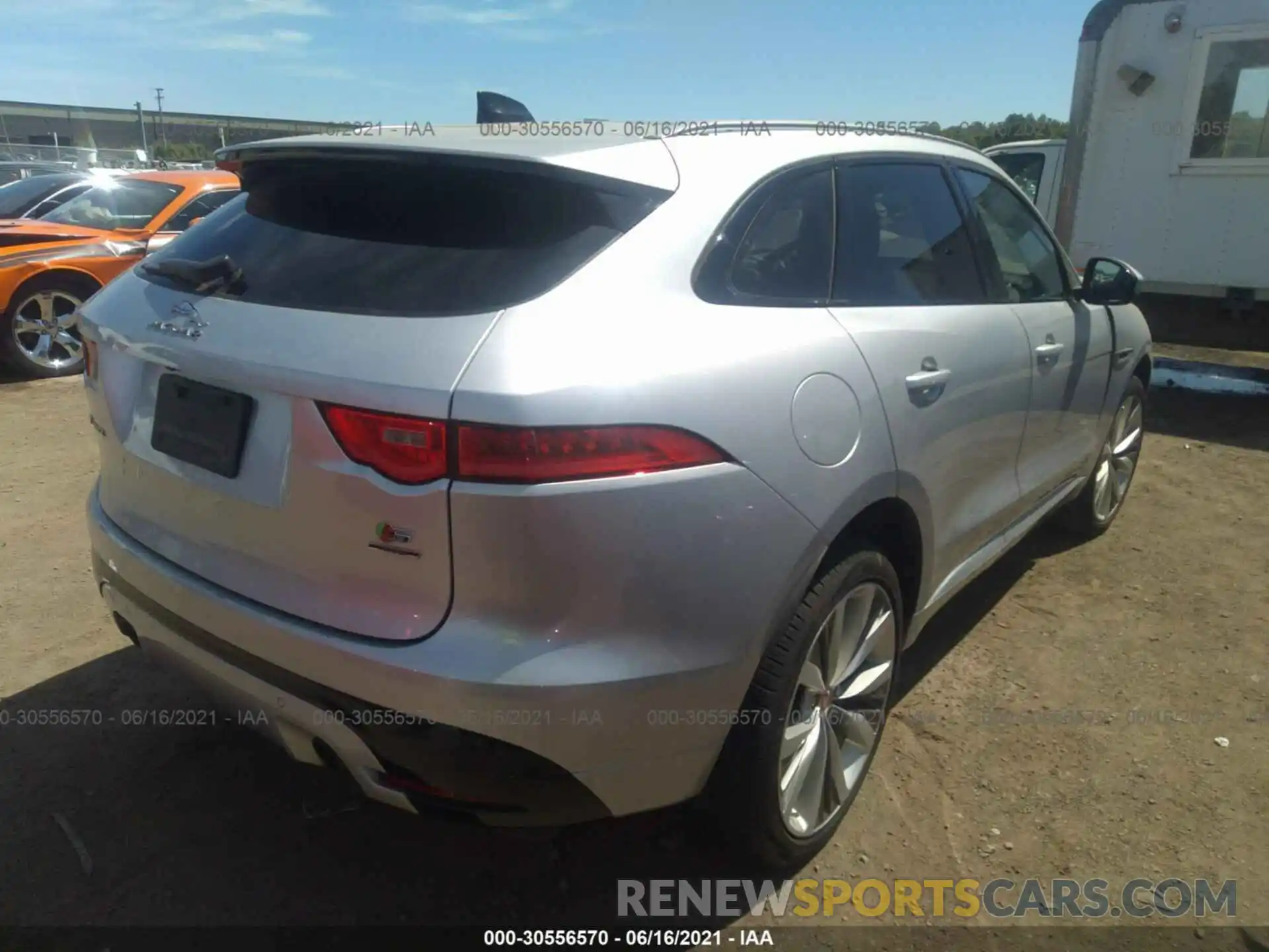 4 Фотография поврежденного автомобиля SADCM2FV1LA634954 JAGUAR F-PACE 2020