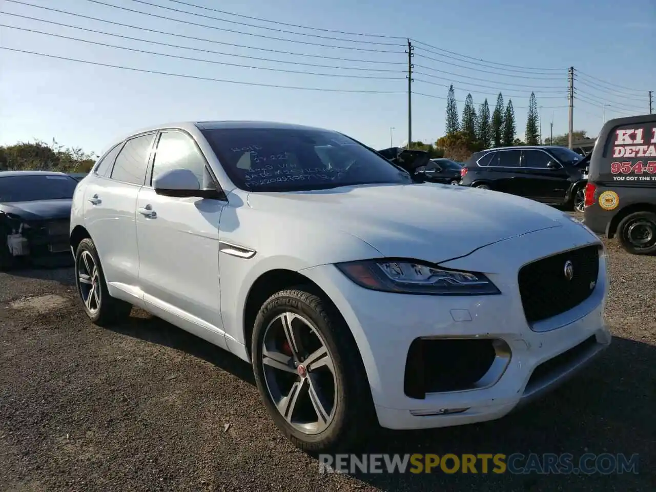 1 Photograph of a damaged car SADCM2FV1LA636333 JAGUAR F-PACE 2020