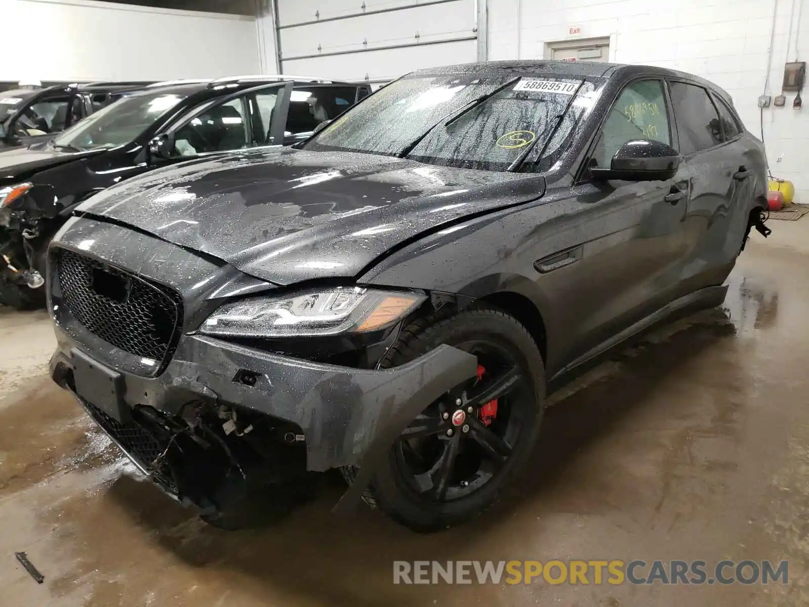 2 Photograph of a damaged car SADCM2FV1LA640771 JAGUAR F-PACE 2020