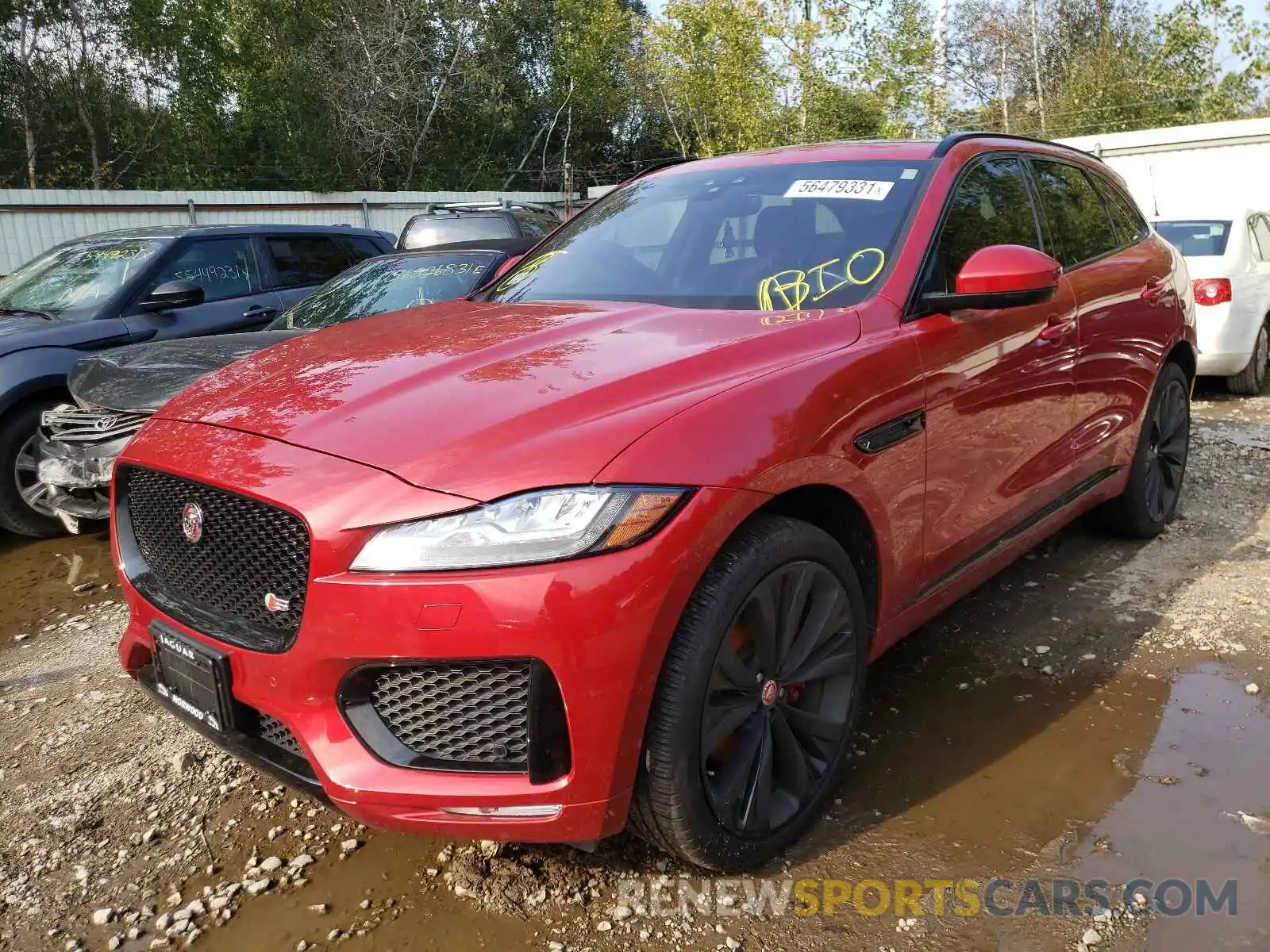 2 Photograph of a damaged car SADCM2FV3LA625544 JAGUAR F-PACE 2020