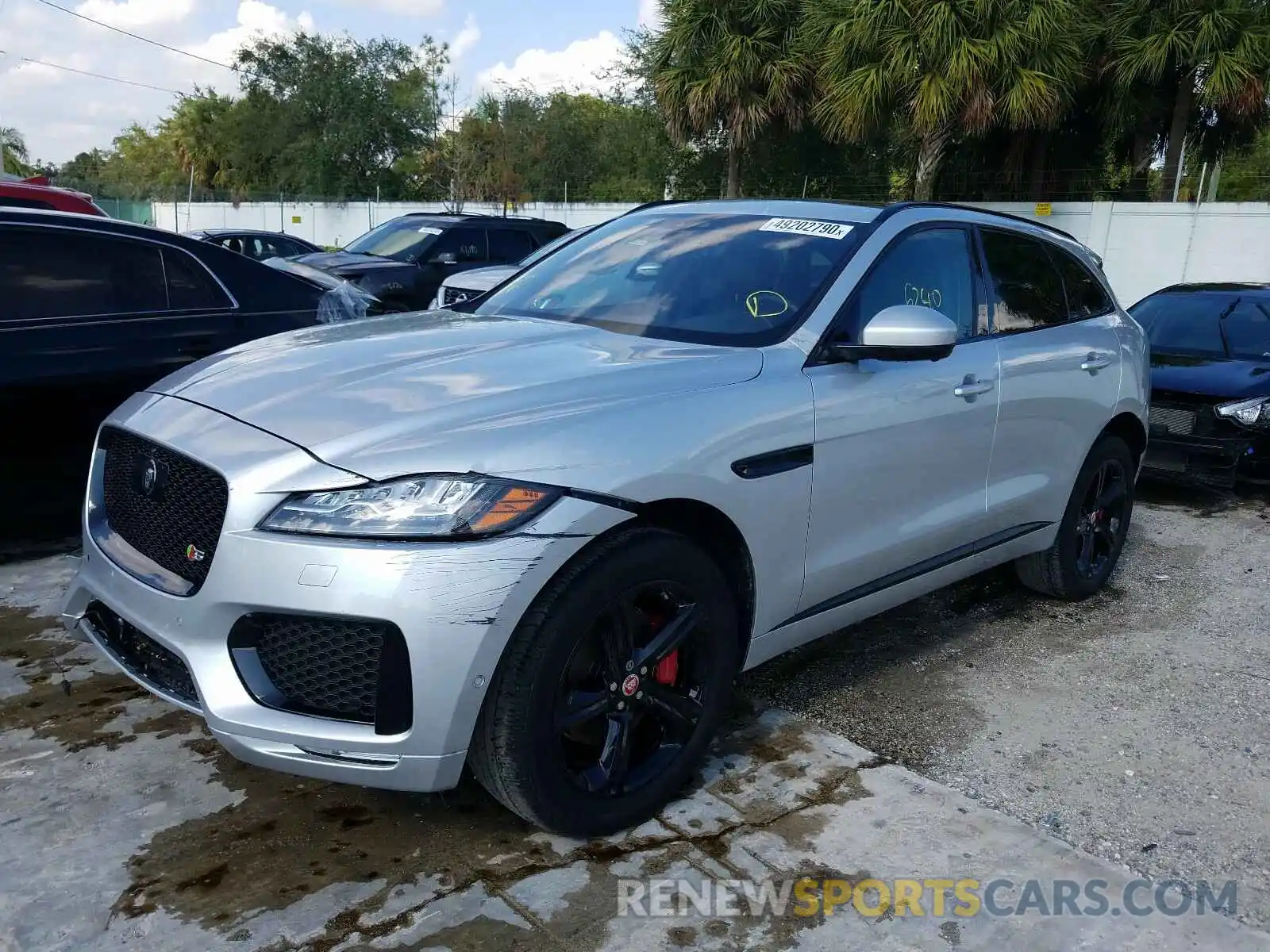 2 Photograph of a damaged car SADCM2FV3LA647107 JAGUAR F-PACE 2020