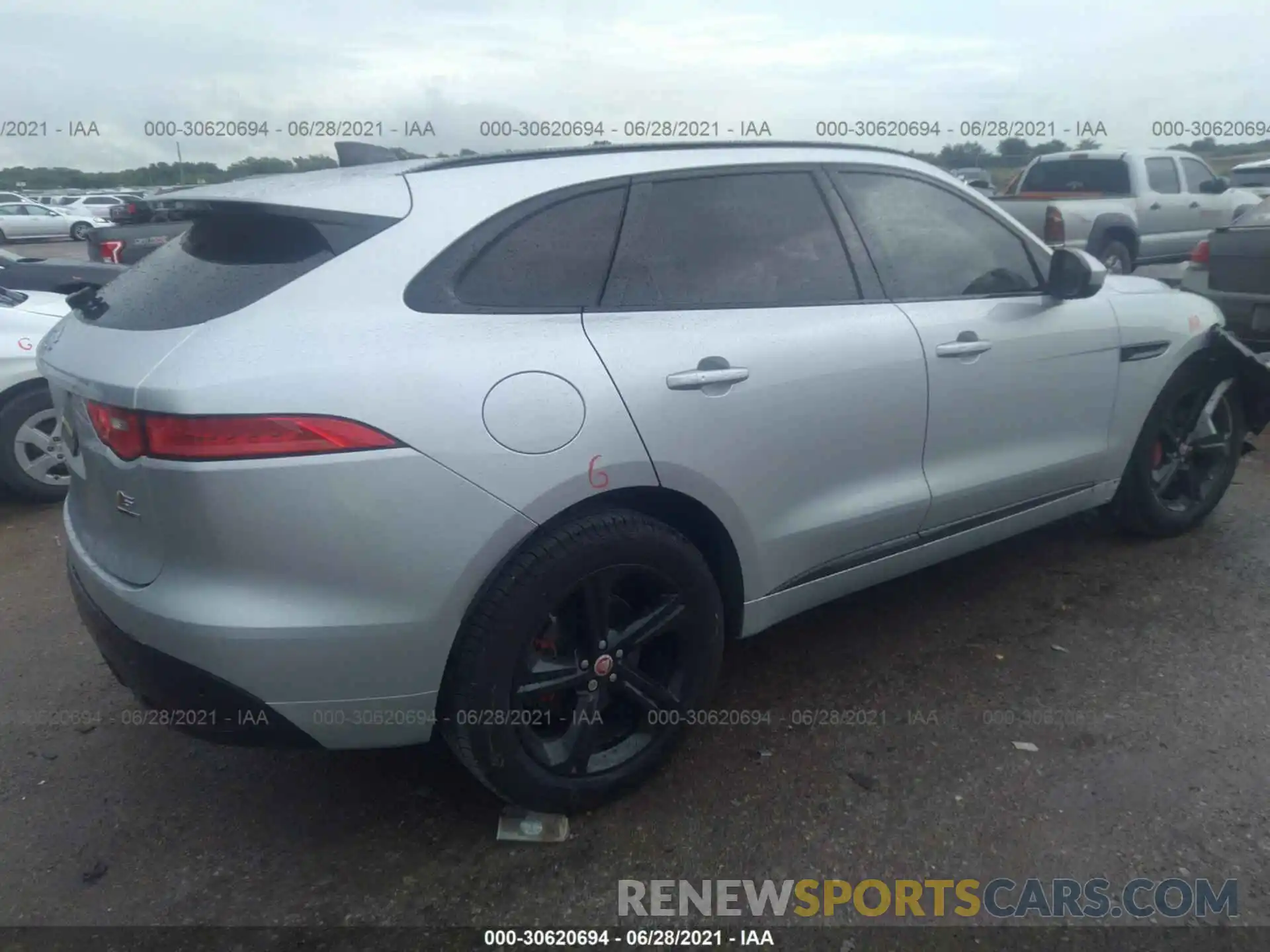 4 Фотография поврежденного автомобиля SADCM2FV3LA655644 JAGUAR F-PACE 2020