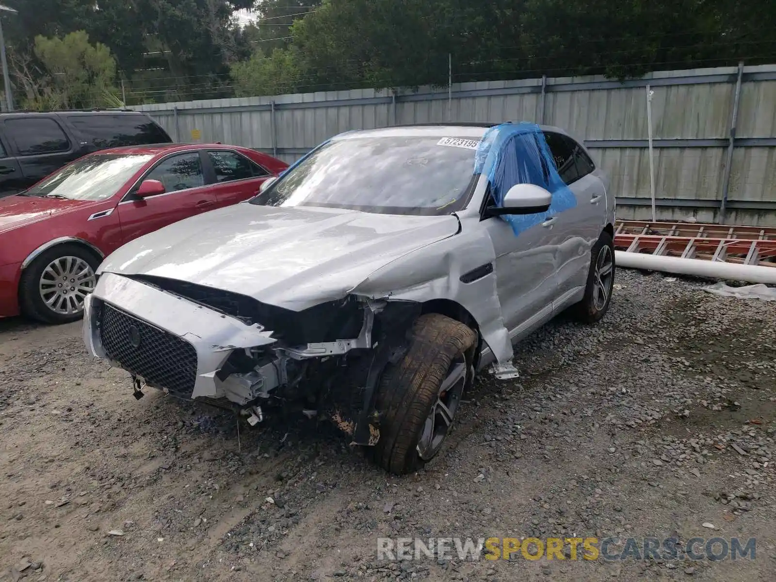 2 Photograph of a damaged car SADCM2FV4LA635838 JAGUAR F-PACE 2020