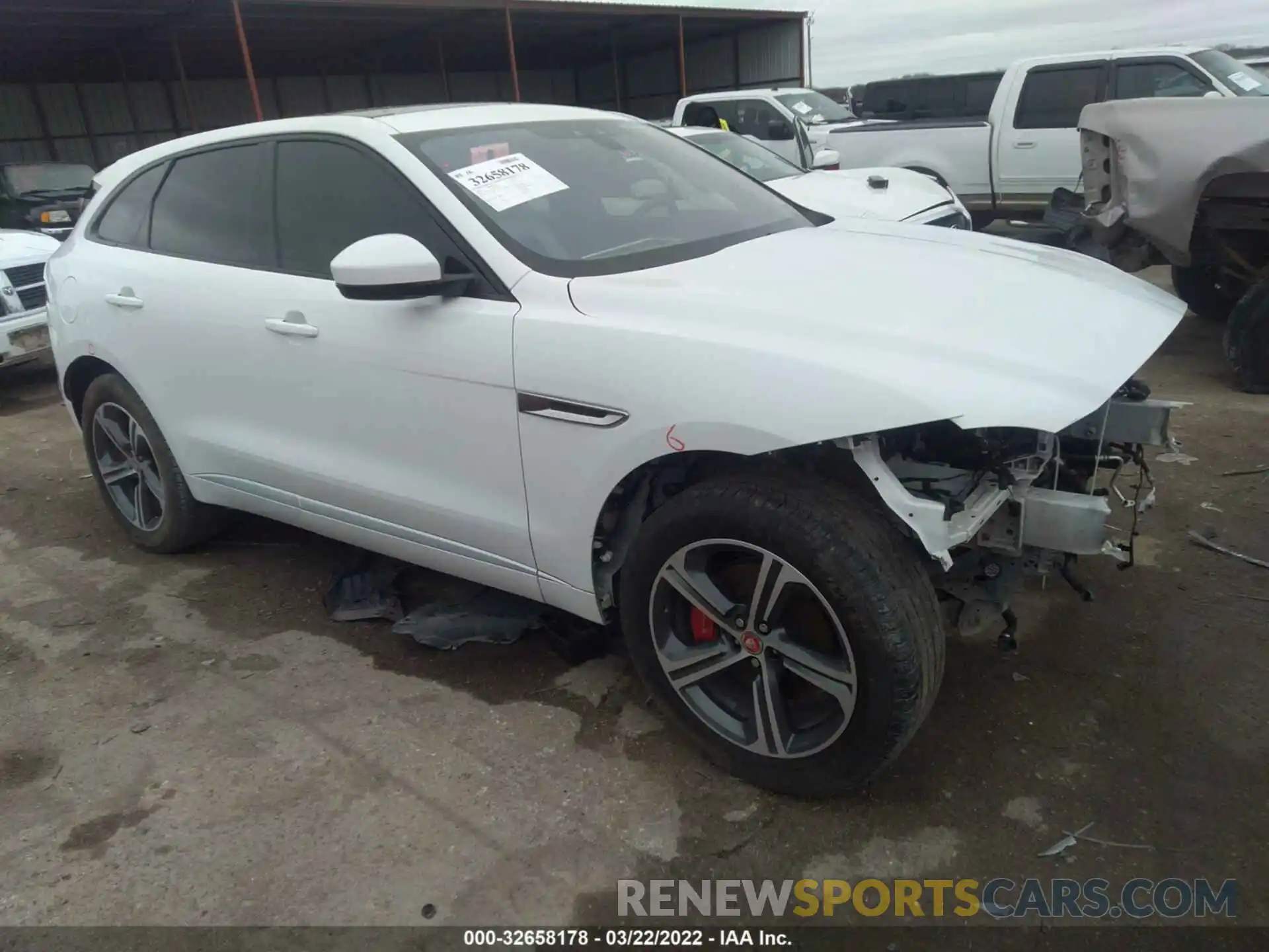 1 Photograph of a damaged car SADCM2FV4LA637749 JAGUAR F-PACE 2020