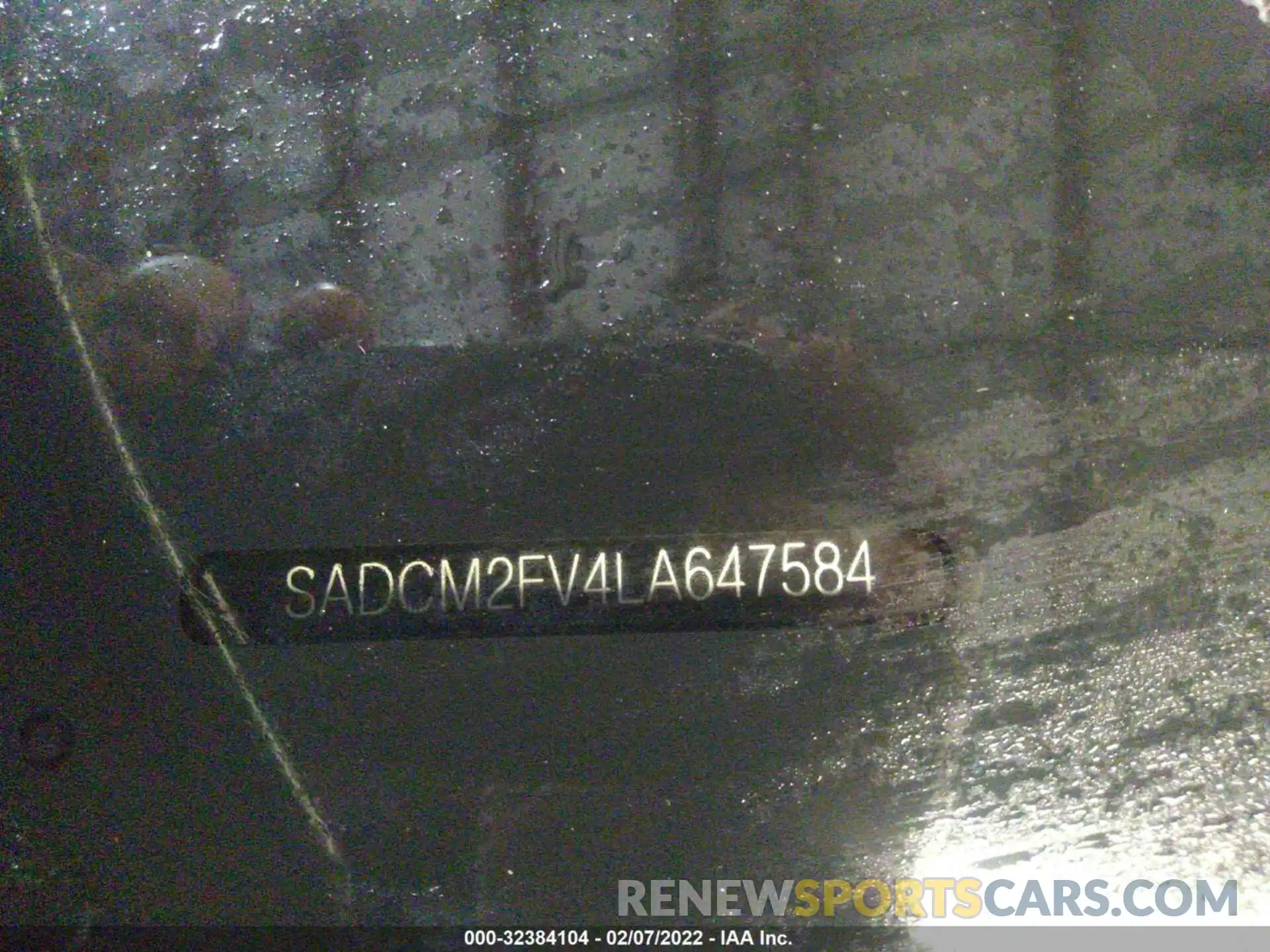 9 Photograph of a damaged car SADCM2FV4LA647584 JAGUAR F-PACE 2020