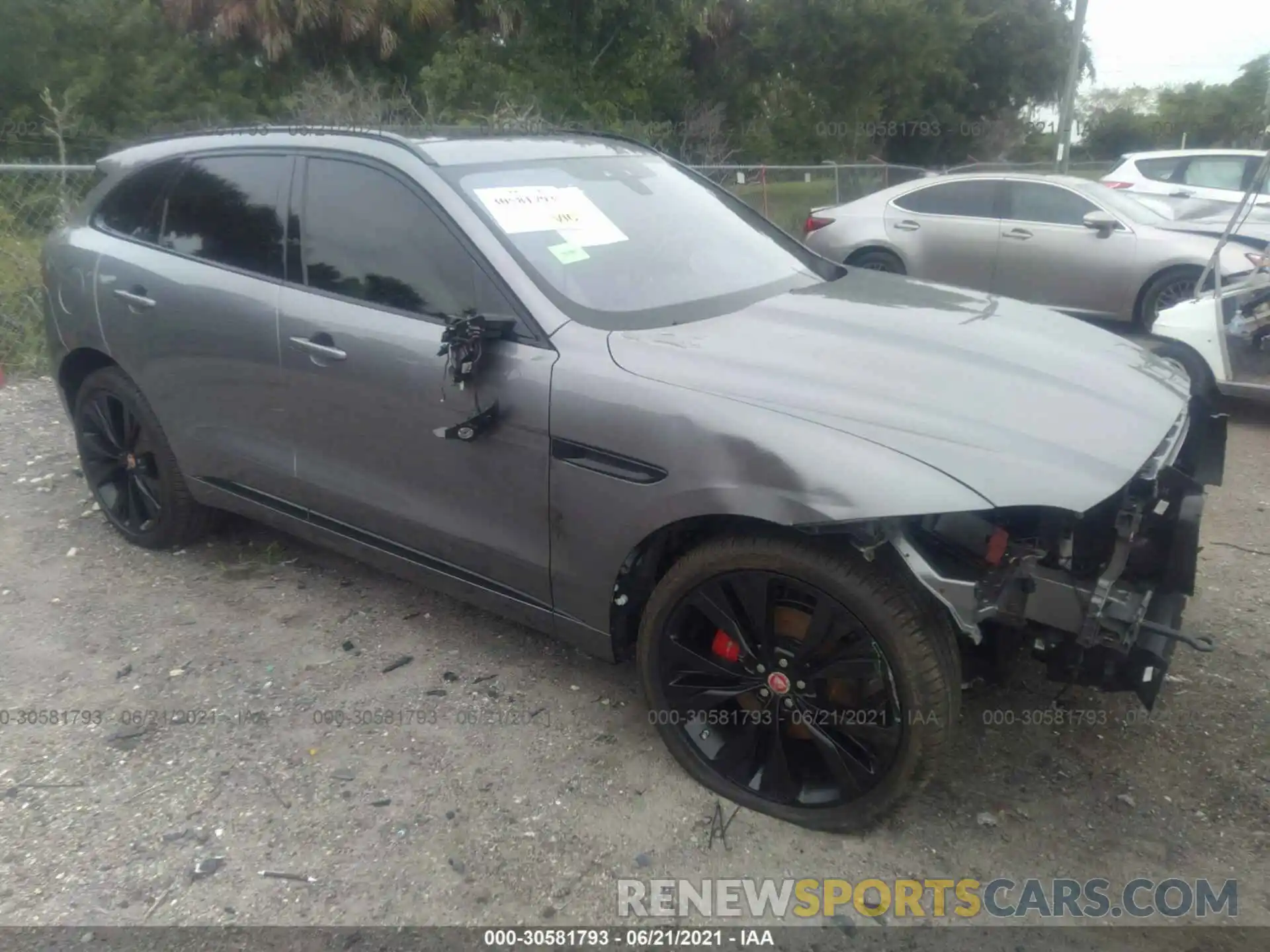 1 Photograph of a damaged car SADCM2FV5LA633998 JAGUAR F-PACE 2020