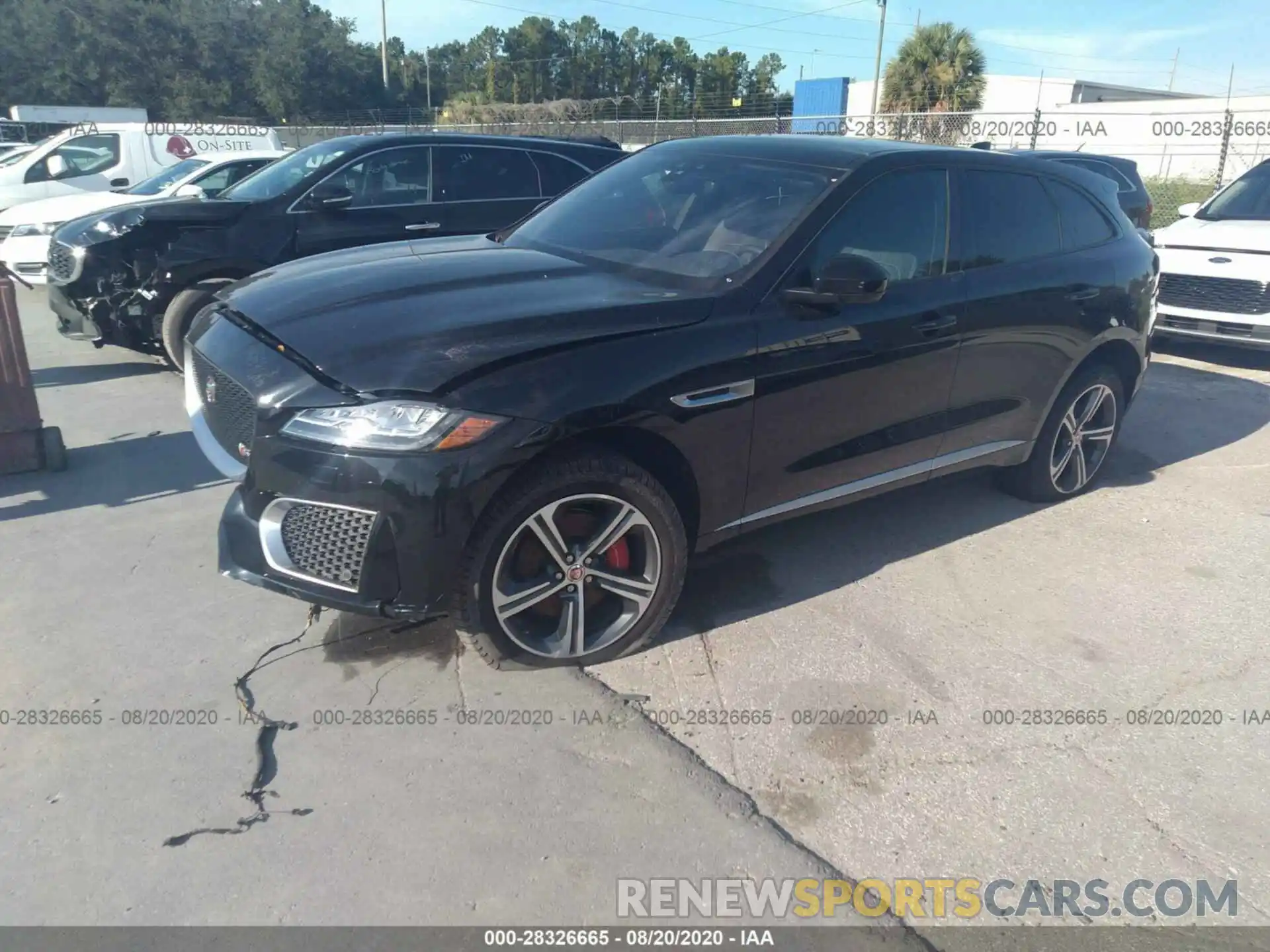 2 Photograph of a damaged car SADCM2FV6LA640216 JAGUAR F-PACE 2020