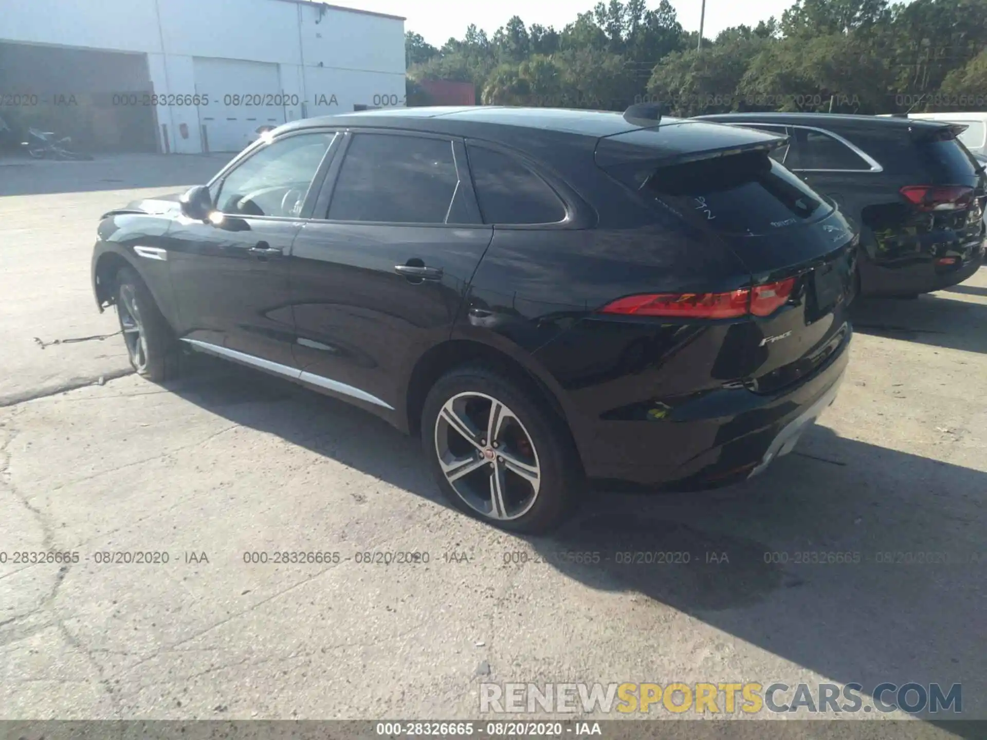 3 Фотография поврежденного автомобиля SADCM2FV6LA640216 JAGUAR F-PACE 2020