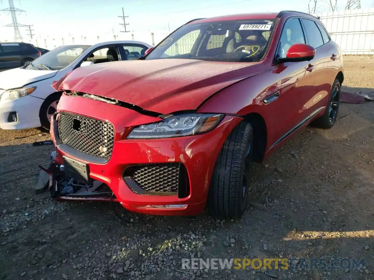 2 Photograph of a damaged car SADCM2FV7LA645487 JAGUAR F-PACE 2020