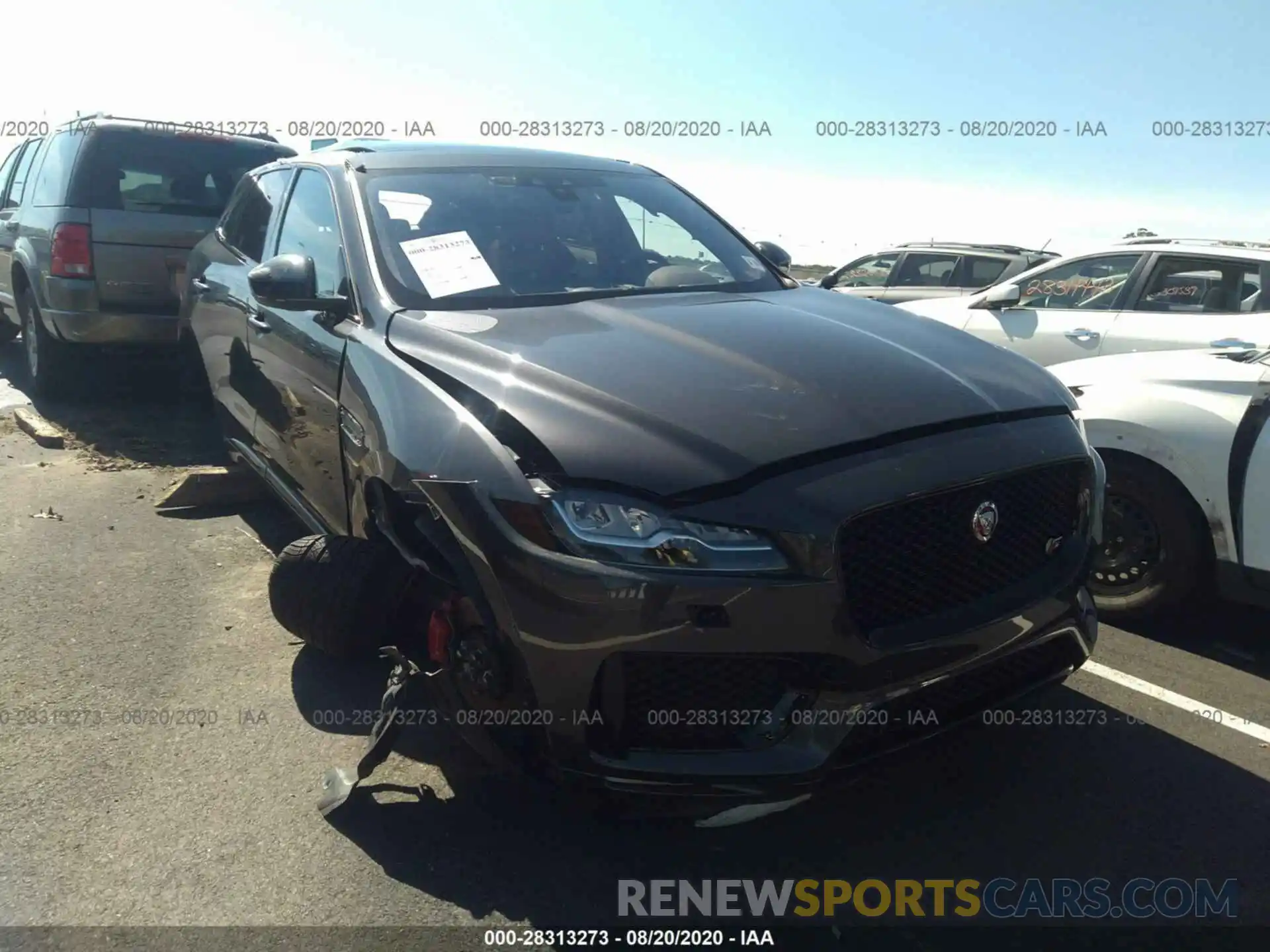 1 Photograph of a damaged car SADCM2FV7LA651709 JAGUAR F-PACE 2020