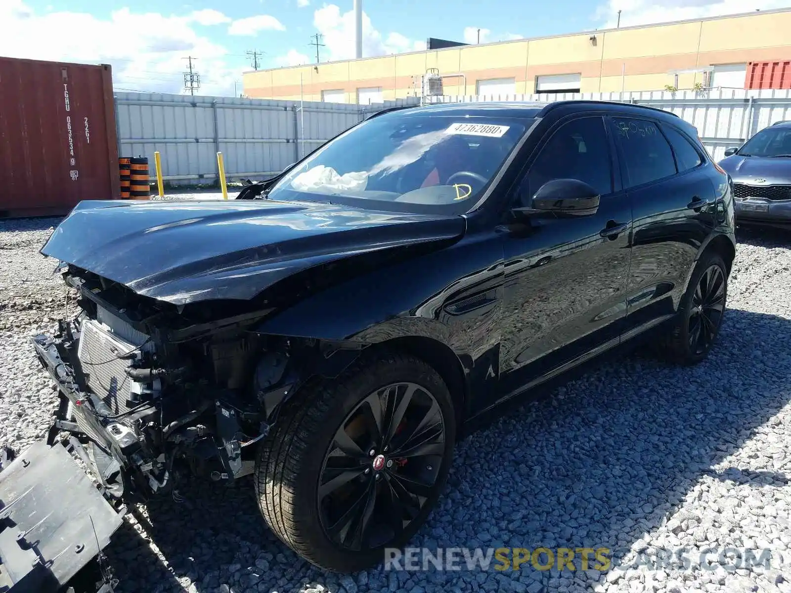 2 Photograph of a damaged car SADCM2FV8LA635678 JAGUAR F-PACE 2020