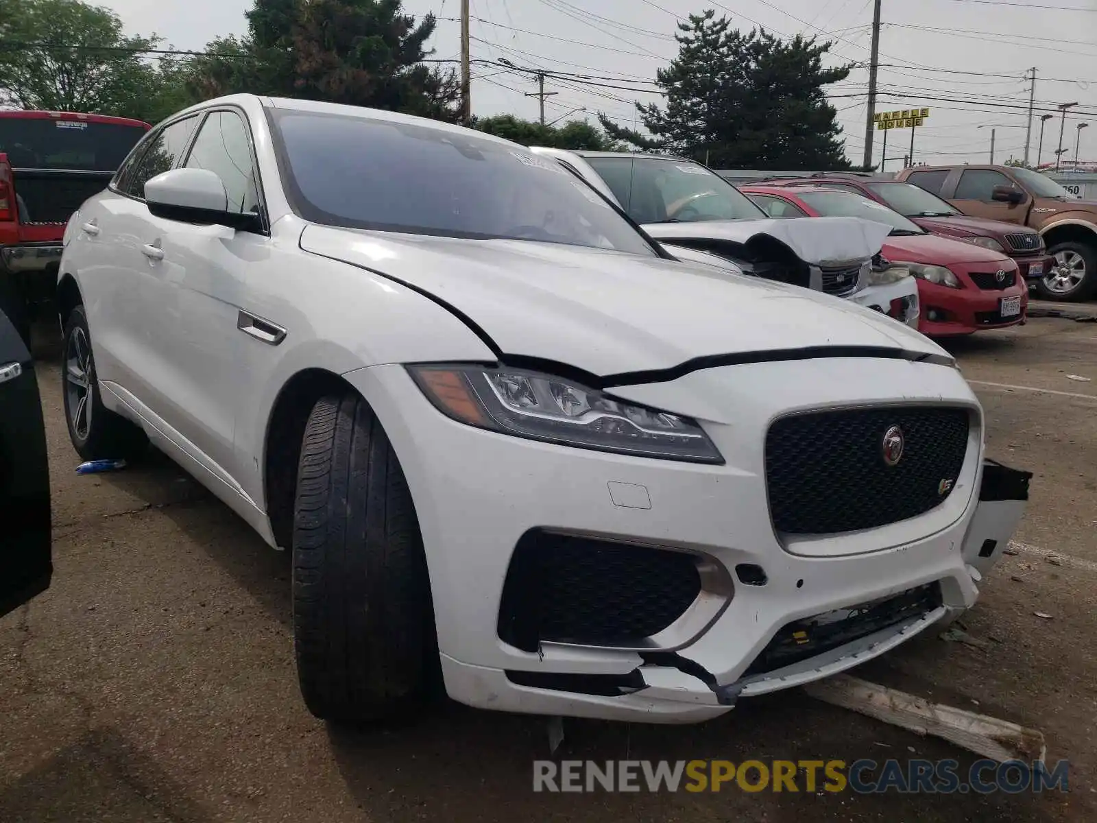 1 Photograph of a damaged car SADCM2FV9LA641022 JAGUAR F-PACE 2020