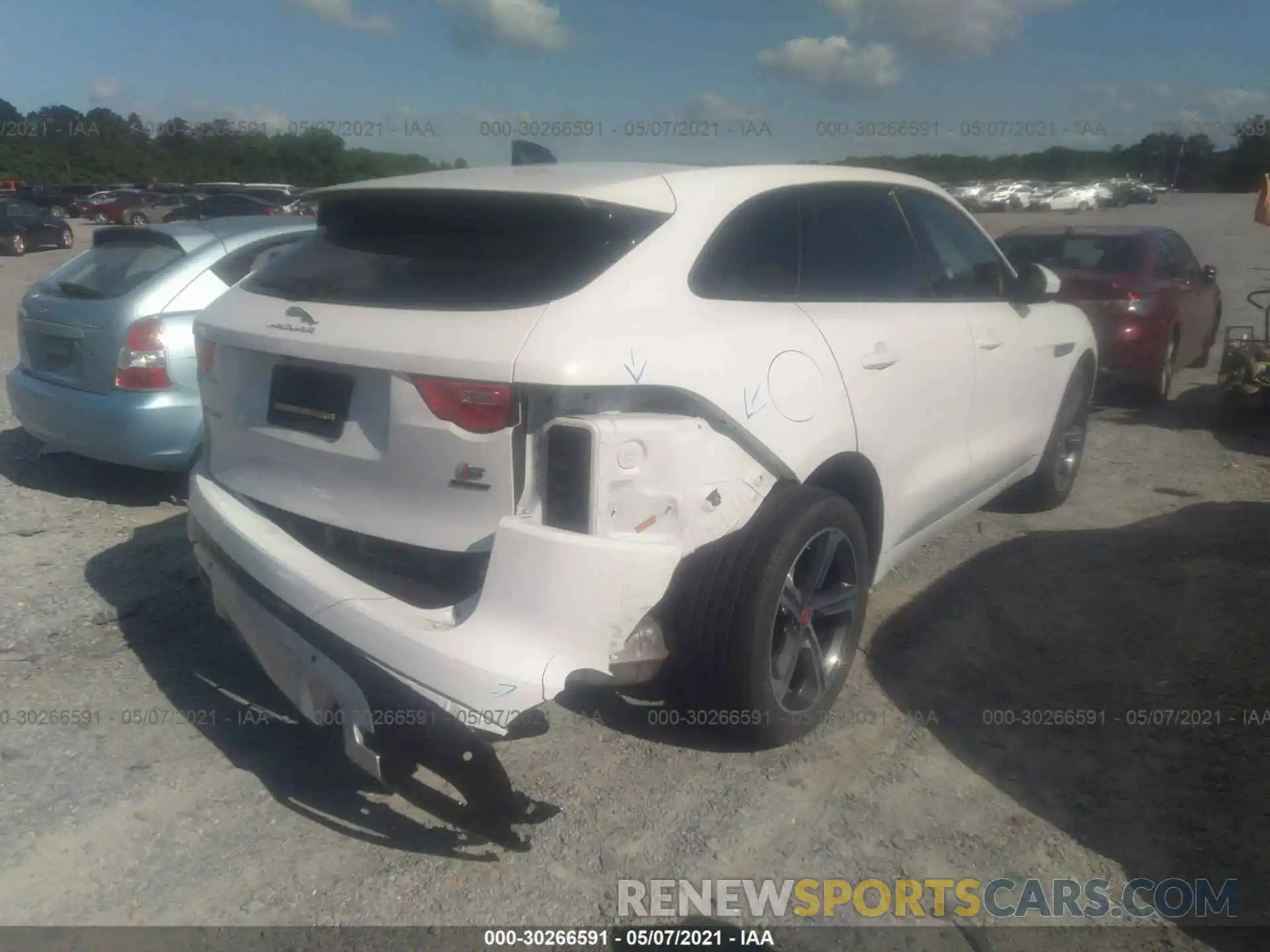 6 Photograph of a damaged car SADCM2FV9LA641568 JAGUAR F-PACE 2020