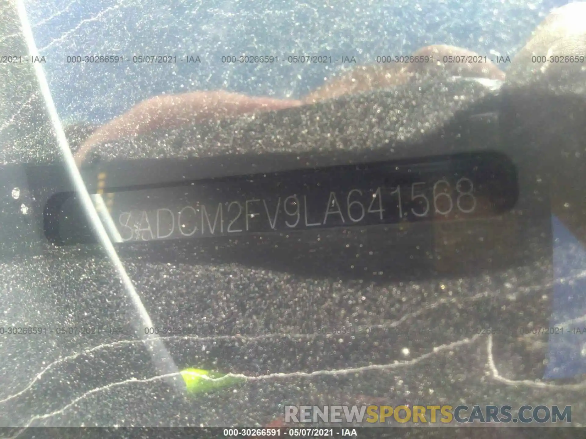 9 Photograph of a damaged car SADCM2FV9LA641568 JAGUAR F-PACE 2020