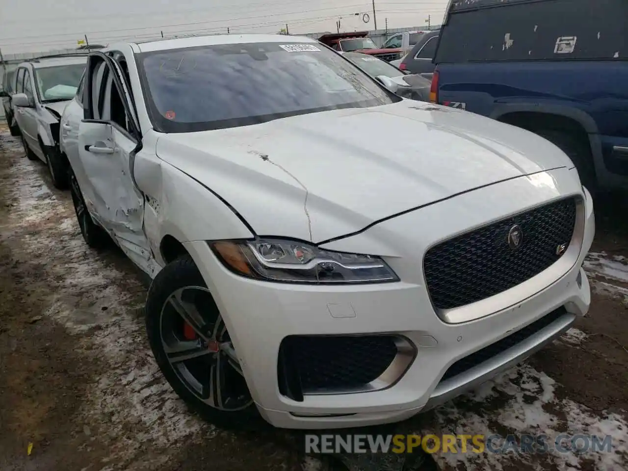 1 Photograph of a damaged car SADCM2FVXLA656189 JAGUAR F-PACE 2020