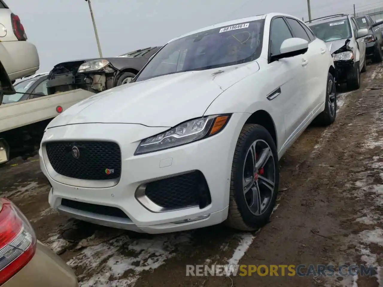 2 Фотография поврежденного автомобиля SADCM2FVXLA656189 JAGUAR F-PACE 2020