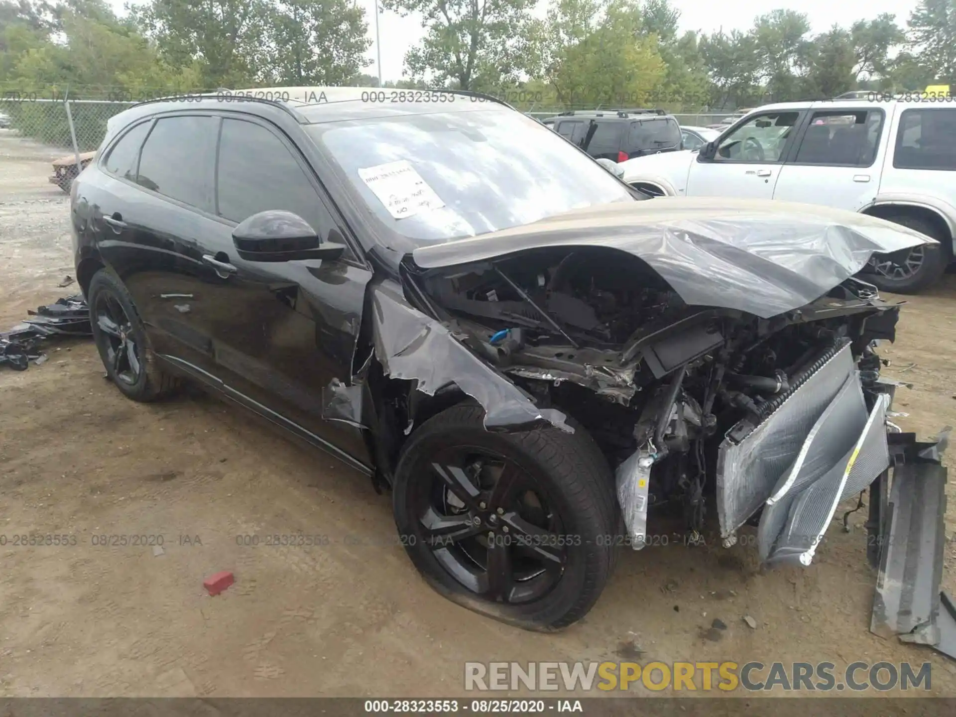 1 Photograph of a damaged car SADCP2FX4LA655614 JAGUAR F-PACE 2020