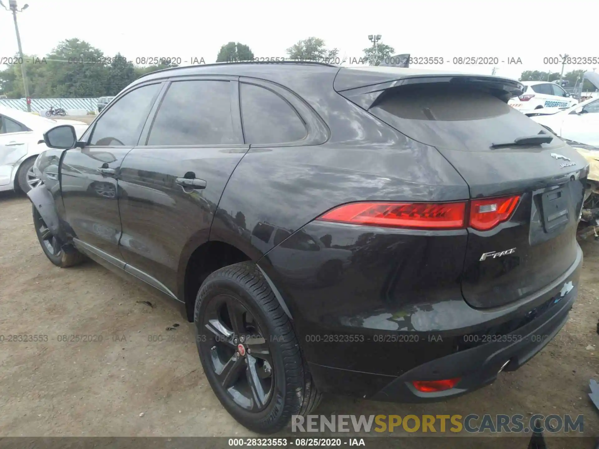 3 Фотография поврежденного автомобиля SADCP2FX4LA655614 JAGUAR F-PACE 2020