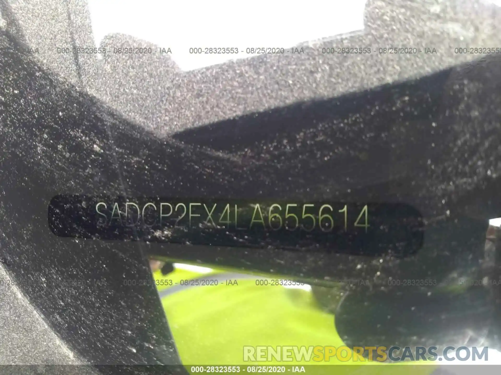 9 Photograph of a damaged car SADCP2FX4LA655614 JAGUAR F-PACE 2020