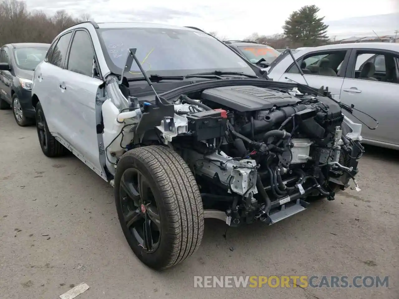 1 Photograph of a damaged car SADCP2FX5LA647764 JAGUAR F-PACE 2020