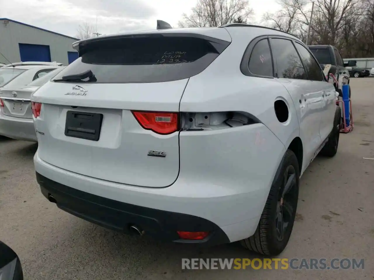 4 Фотография поврежденного автомобиля SADCP2FX5LA647764 JAGUAR F-PACE 2020