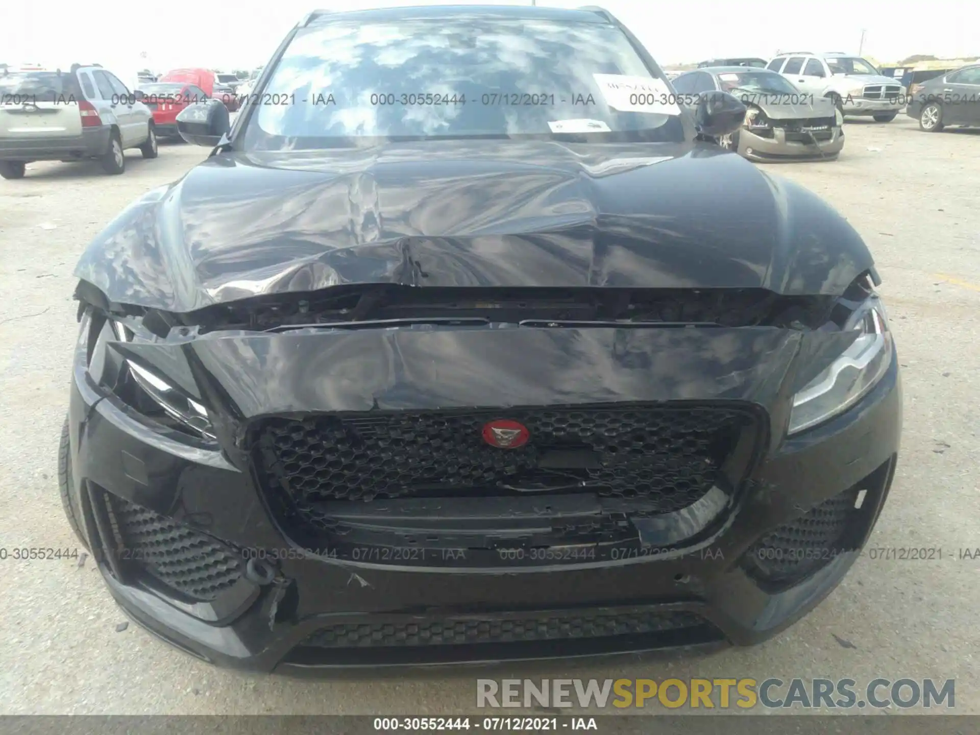 6 Фотография поврежденного автомобиля SADCP2FXXLA617708 JAGUAR F-PACE 2020