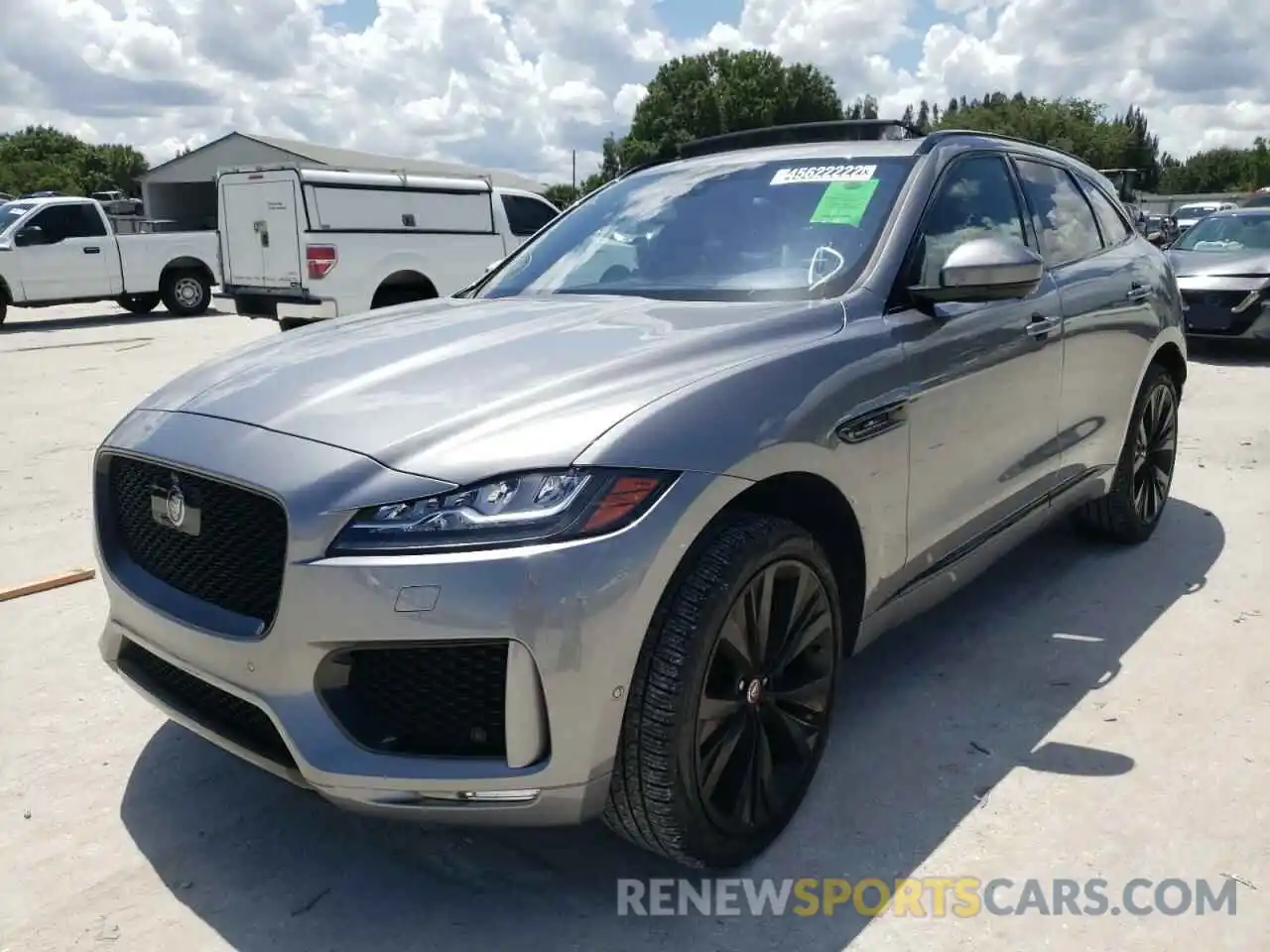 2 Фотография поврежденного автомобиля SADCP2FXXLA618745 JAGUAR F-PACE 2020